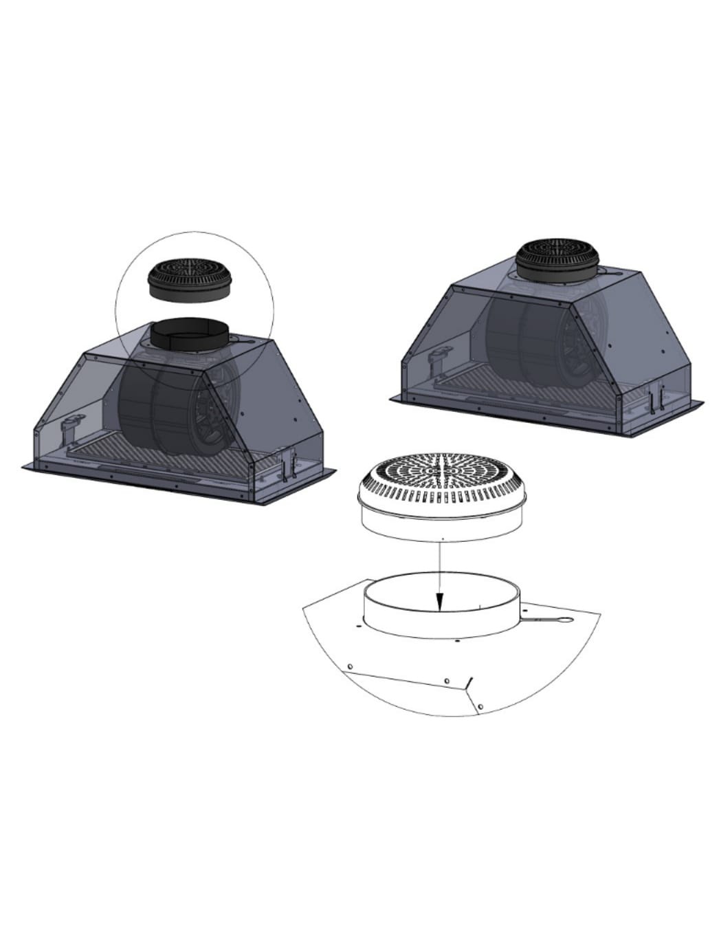 UNIVERSAL KARBON FİLTRE Ø120mm